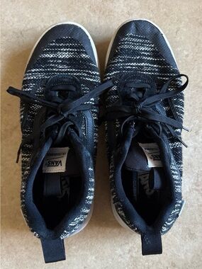 Vans Black and White Shoes
